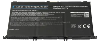 Produktbild von 0GFJ6 Akku 82Wh für Dell