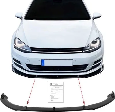 Produktbild von JOM Spoilerlippe 5G0805901 Vorne Stoßfänger für VW Golf VII Schrägheck (5G1, BQ1, BE1, BE2) ABS (Acrylnitril-Butadien-Styrol-Copolymerisat)