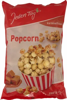 Produktbild von Jeden Tag Popcorn karamellisiert (200g Packung)