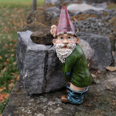 Produktbild von Gartenzwerg Ornament, 15 cm, Kunstharz, für Garten und Balkon