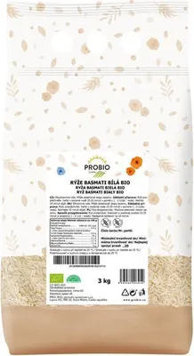 Obrázek produktu pro GASTRO - Rýže basmati bílá BIO 3 kg PROBIO