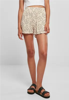 Produktbild von TB3435 - Ladies AOP Viscose Resort Shorts softseagrassflower L