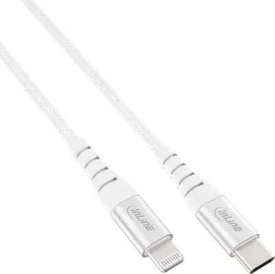 Immagine prodotto di Cavo InLine® USB-C Lightning, per iPad, iPhone, iPod, argento/alluminio, 2 m MFi