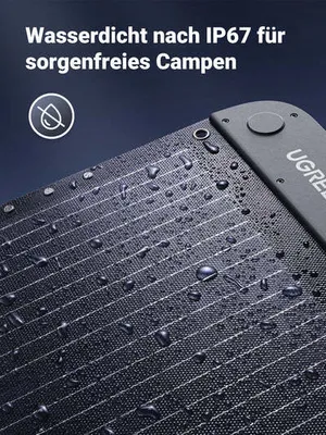 Zdjęcie produktu dla UGREEN Składany panel słoneczny 100W
