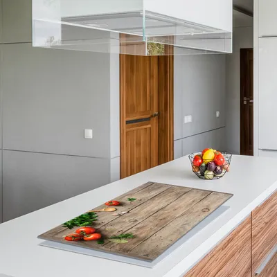 Produktbild von Glasherdschutzplatte 90x52 Holz