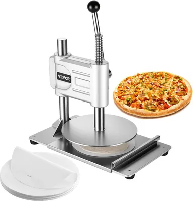 Image de Pétrin manuel pour pâte à pizza 9,5 pouces, laminoir commercial pour pâte à pizza
