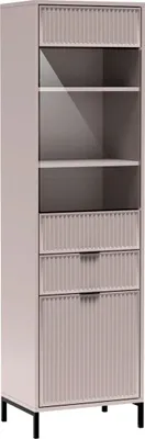 Produktbild von Minio, Vitrine "Asti" 54.5 cm, 2-trg, Kaschmir Farbe