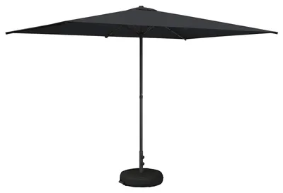 Zdjęcie produktu dla Parasol ogrodowy vidaXL z podstawą, 200 x 300 cm, poliester, prostokątny