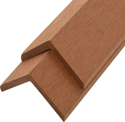 Image de Cornière de terrasse 5 pcs WPC 170 cm Marron clair