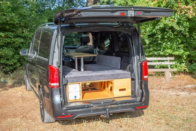 Produktbild von MoonBox Campingbox Campingküche Bettfunktion Schlafsystem VW Van Kombi Typ 124