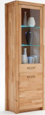Produktbild von Wohnprogramm Kernbuche Vitrine Glasvitrine - (3419)