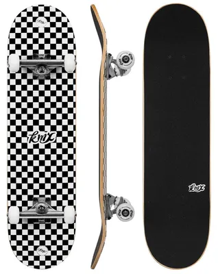 Productafbeelding van Complete skateboard, 31 inch, klassiek zwart, 7-laags eskerdeck, ABEC-9 lagers
