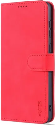 Produktbild von König Design Hülle kompatibel mit Samsung Galaxy A33 5G Kunstleder Handyhülle - Handy Case Rot