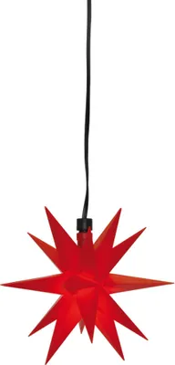 Produktbild von Sterntaler LED-Weihnachtsstern rot mit Fernbedienung