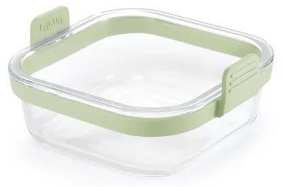 Obrázok produktu pre Lékué 890321, Štvorec, Sklo, Zelená, Priehľadná, -20 - 220 °C, Silikón, Čína