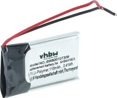 Produktbild von vhbw Akku kompatibel mit Sony SBH-20 MP3-Player Musik Player (110 mAh, 3,7 V, Li-Polymer)