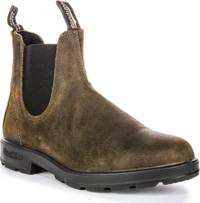 Produktbild von Blundstone 1615 NubukLederStiefeletten In Olive – 9.5 UK - 43.5 EU - 10.5M/12.5F US / Olive