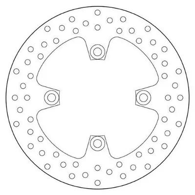 Produktbild von BREMBO Bremsscheibe für KAWASAKI MOTORCYCLES ZXR 240mm 68B40779