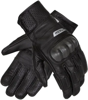 Produktbild von Merlin Overland Air D3O Motorradhandschuhe, schwarz, S