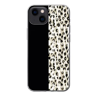 Produktbild von MuchoWow® Handyhülle Schutzhülle Hülle für iPhone 13 mini Pantherdruck - Pelz - Tier Silikon Softcase Handy Hülle - Softcase