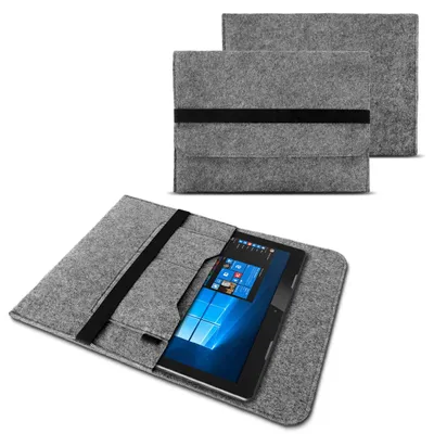 Produktbild von Schutzhülle für Samsung Galaxy Tab S11 S10 S9 S8 Ultra 14.6 Hülle Tasche FilzFarben:Grau