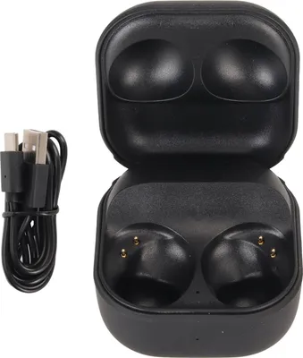 Image de Étui de chargement des écouteurs, chargeur d'écouteurs Bluetooth USB de rechange pour Buds 2 PRO SM R510, noir