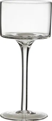 Produktbild von Teelichthalter Kerzenglas auf Fuß COPPA H. 20cm Ø 9cm Glas klar Rudolph Keramik