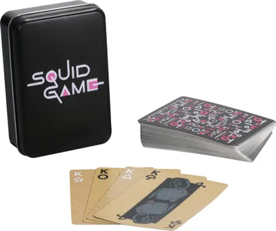 Obrázok produktu pre Hracie karty Squid Game v kovovej krabičke