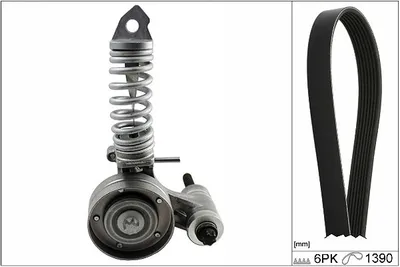 Produktbild von INA 529 0325 10 Keilrippenriemensatz für OPEL Mokka / Mokka X (J13)