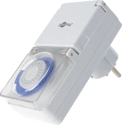Produktbild von Goobay Analoge Zeitschaltuhr IP44 1 Stück im Karton