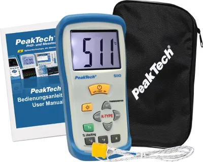 Produktbild von PeakTech Thermometer 1x -50...+1300 °C (PeakTech 5110)