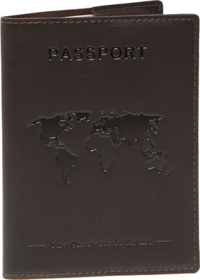 Immagine prodotto di The Chesterfield Brand Pelle caso di identificazione Passport Case Brown marrone scuro