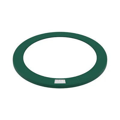 Productafbeelding van Trampoline randbescherming, groen - 244 cm - beschermingskussen - bescherming voor veren