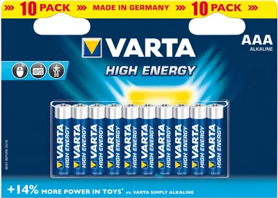 Immagine prodotto di Varta HIGH ENERGY AAA Batteria monouso Mini Stilo AAA Alcalino