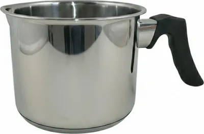 Produktbild von Milchkochtopf 1 Liter 18/10 Edelstahl Rostfrei Milchtopf Ø 12 cm Induktion Milchkanne