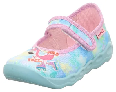 Productafbeelding van Superfit meisjes huisschoenen, model 1-006271, turquoise, multicolor, maat 25 EU