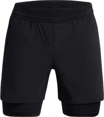Produktbild von Under Armour Ua Peak Woven 2In1 Shorts Sts-Schwarz 1378604-001__SM