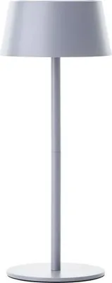 Obrázek produktu pro Stolní lampa, LED solární venkovní lampa, kov a plast, 5 W, 300 lumenů, 3000 kelvinů, matná šedá