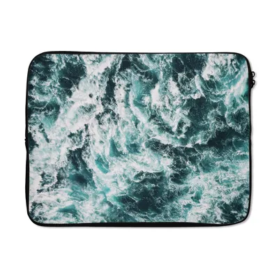 Produktbild von MuchoWow® Laptop Hülle 15 Zoll Meer - Blau - Natur - Wasser Laptoptasche - Laptoptasche - Sleeve - Rundum-Schutz