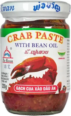 Produktbild von Por Kwan Cua Gach Crab Paste mit Sojaöl 200g