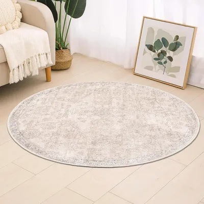 Produktbild von Conceptum Hypnose, Kece-Fr21, Teppich, Beige, 100 % POLYESTER, 120 x 120 cm