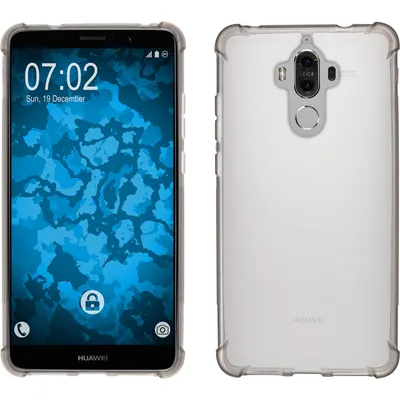 Produktbild von PhoneNatic Case kompatibel mit Huawei Mate 9 - clear Silikon Hülle ShockProof + 2 Schutzfolien