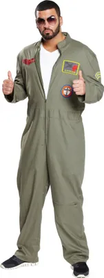 Produktbild von PxP 14622 - Kampfpilot Kostüm Gr. 48 - 58 Flieger Overall : 50 Größe: 50