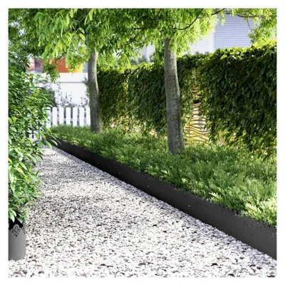 Produktbild von Rasenkanten 20 Stück Schwarz 103 x 0,05 x 22 cm Stahl