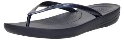 Produktbild von FitFlop Iqushion Ergonomic Flip Flops  Teenslippers - Blauw - Maat 38