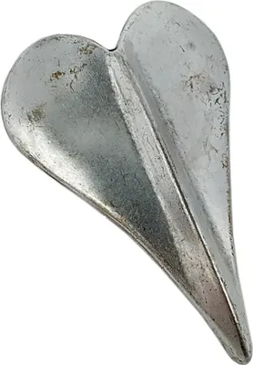 Produktbild von Anhänger Herz Messing versilbert im Used Look Minott 27944