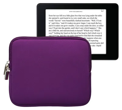 Produktbild von kwmobile Schutztasche für eReader - Neopren Tasche Hülle Cover Case Schutzhülle Violett - 17,5 x 14,7 cm Innenmaße