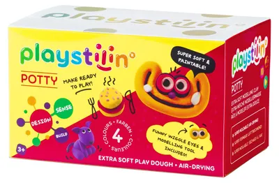 Produktbild von Playstilin Knete Set - extra weiche Kinderknete für kreatives Spielen