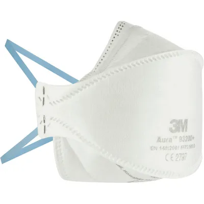 Obrázok produktu pre 3M 9320PRO5 5er Atemschutzmasken Aura 9320D+ FFP2 NR D DIN EN 149:2001, A1:2009