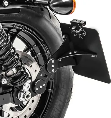 Zdjęcie produktu dla Boczny uchwyt tablicy rejestracyjnej do Harley Davidson Sportster 04-20 schwa